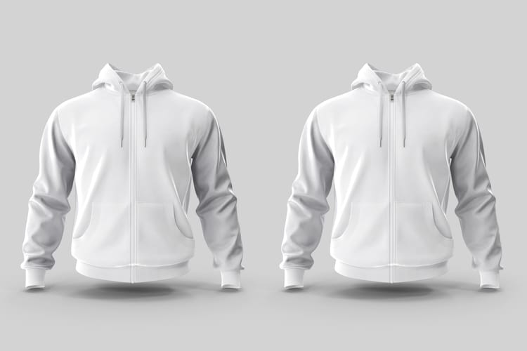 White Hoodie Mock-ups